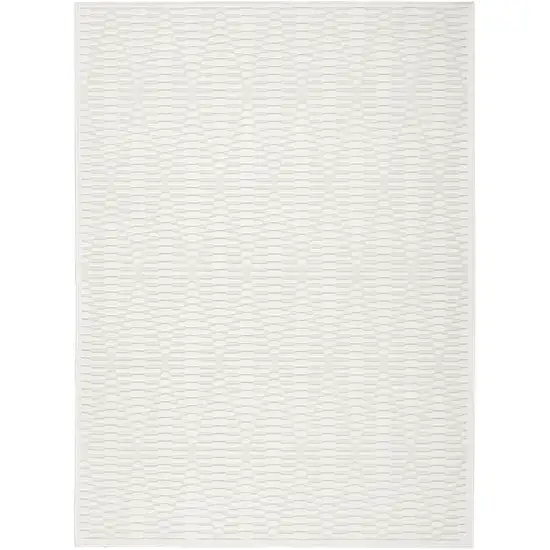 Ivory Geometric Area Rug Photo 1