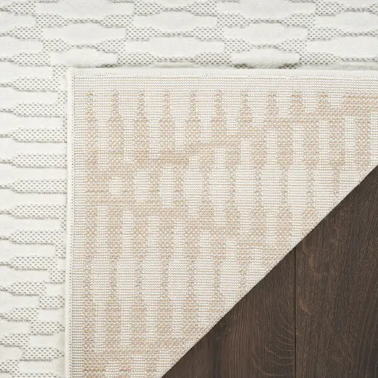 Ivory Geometric Area Rug Photo 8