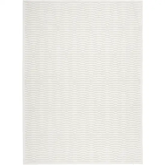 Ivory Geometric Area Rug Photo 5