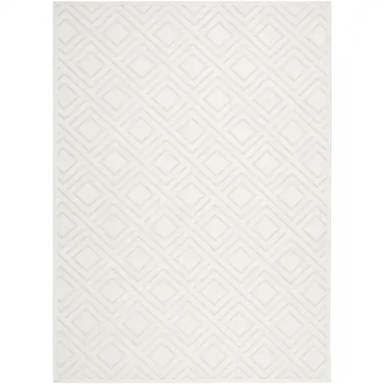 Ivory Geometric Area Rug Photo 8