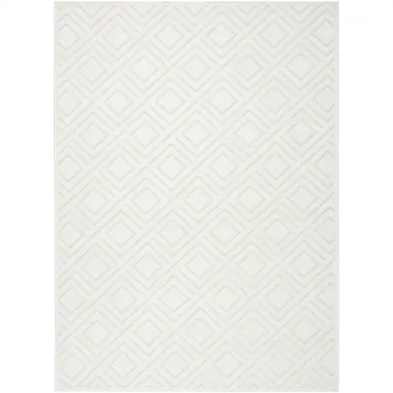 Ivory Geometric Area Rug Photo 2