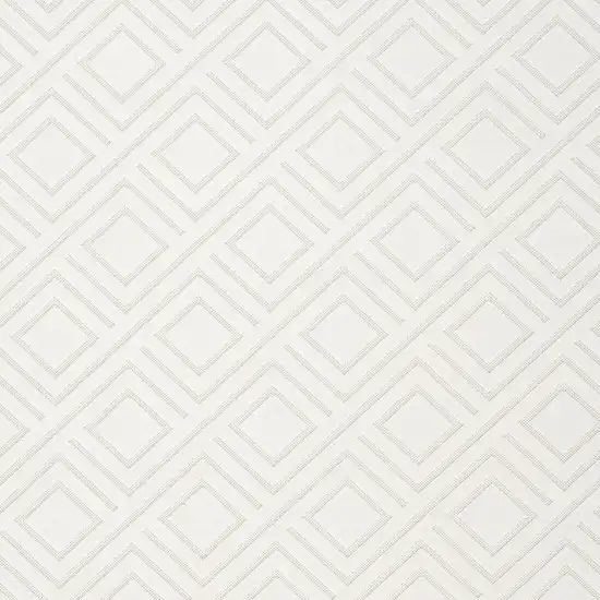 Ivory Geometric Area Rug Photo 7