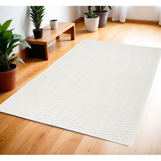 Ivory Geometric Area Rug Photo 1