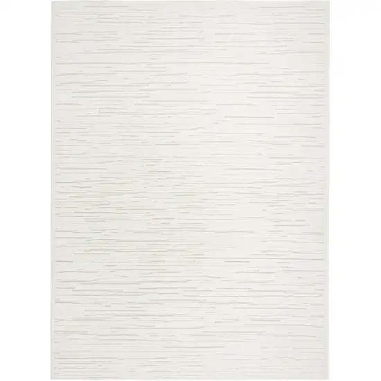 Ivory Geometric Area Rug Photo 2