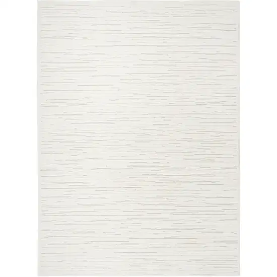 Ivory Geometric Area Rug Photo 6