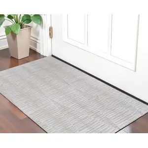 Photo of Ivory Geometric Hand Woven Area Rug