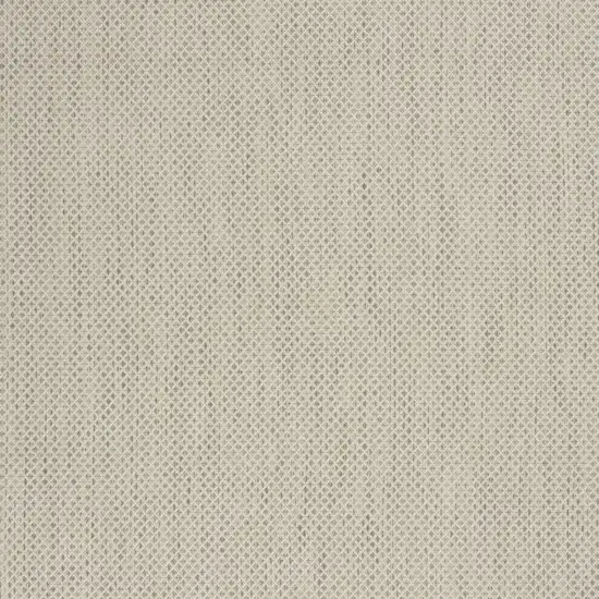 Ivory and Silver Indoor Outdoor Area Rug Photo 4