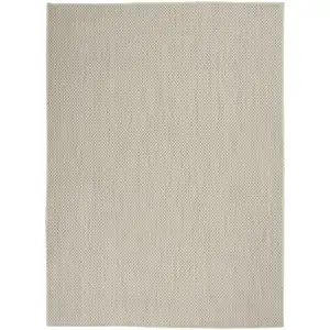 Photo of Ivory Geometric Power Loom Area Rug