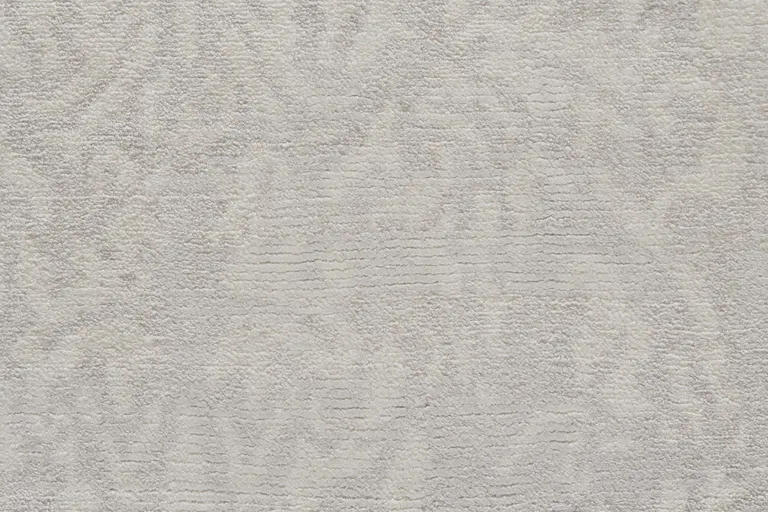 Ivory Gray And Tan Abstract Hand Woven Area Rug Photo 3