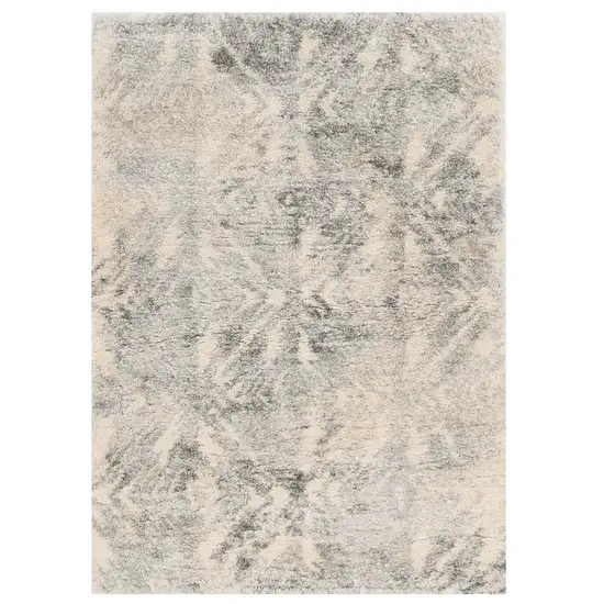 Polypropylene Ivory Or Grey Area Rug Photo 2