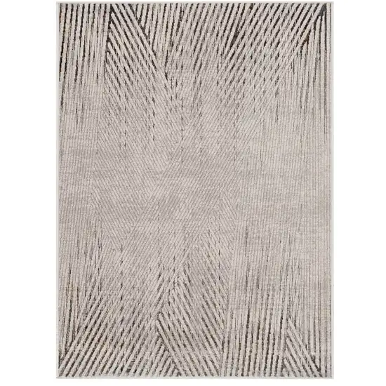 Gray and Ivory Area Rug Photo 2