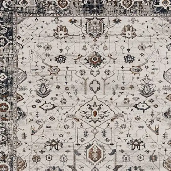 Gray and Ivory Area Rug Photo 7