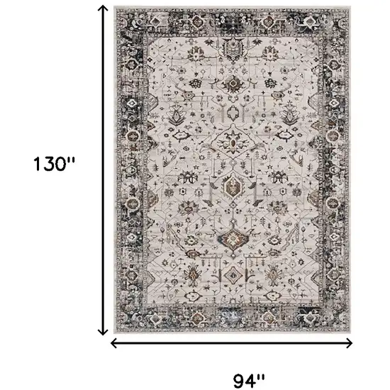 Gray and Ivory Area Rug Photo 3