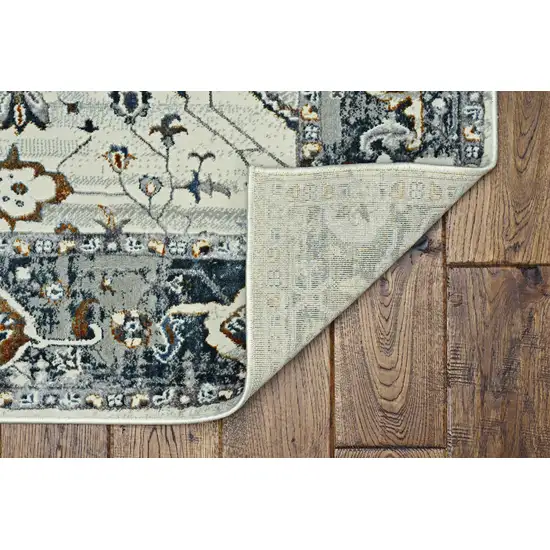 Gray and Ivory Area Rug Photo 6