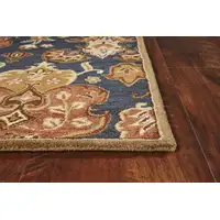 Photo of Ivory Hand Hooked Corals And Shells Indoor Area Rug