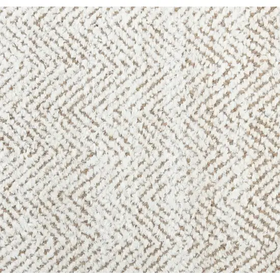 Ivory Hand Woven Area Rug Photo 8