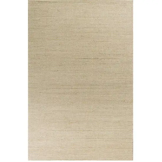 Ivory Hand Woven Wool And Jute Indoor Area Rug Photo 2