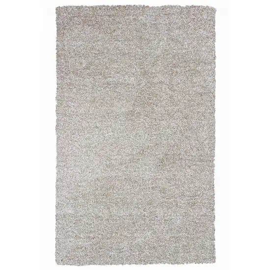 Ivory Heather Indoor Shag Rug Photo 1