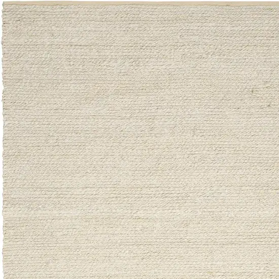 Ivory Jute Hand Woven Area Rug Photo 4