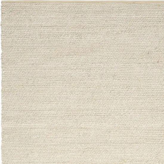 Ivory Jute Hand Woven Area Rug Photo 5