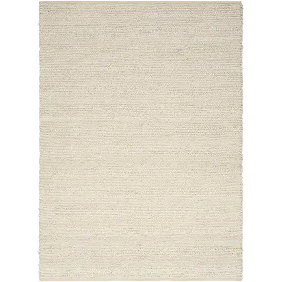 Ivory Jute Hand Woven Area Rug Photo 2