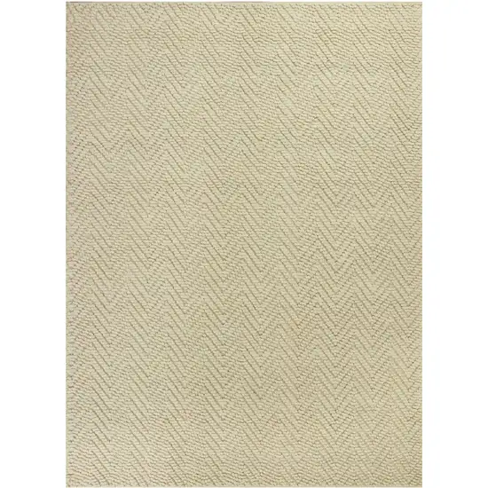 2' X 7' Ivory Jute Runner Rug Photo 2