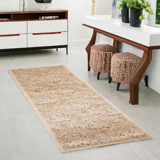 Ivory Runner Rug Photo 1