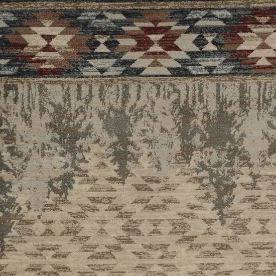 Ivory Machine Woven Pinegrove Lodge Indoor Area Rug Photo 3