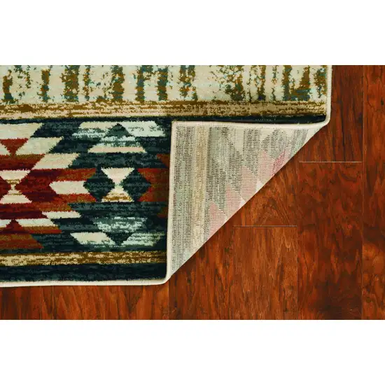 Ivory Machine Woven Pinegrove Lodge Indoor Area Rug Photo 4