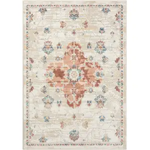 Photo of Ivory Medallion Area Rug