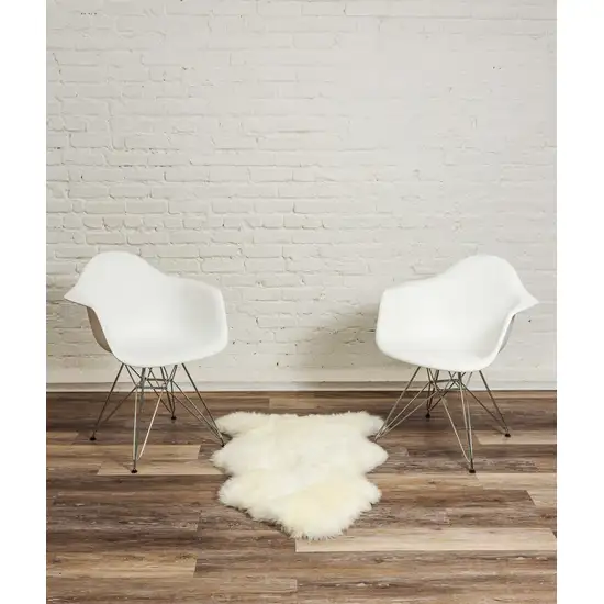 Ivory New Zealand Natural Sheepskin Rug Photo 5