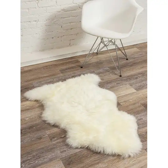 Ivory New Zealand Natural Sheepskin Rug Photo 4