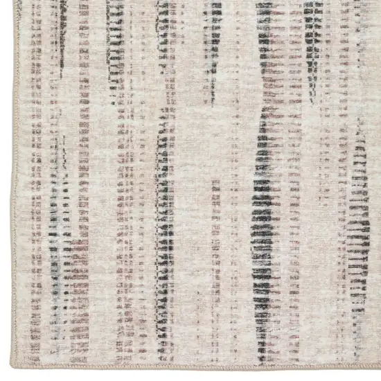 Ivory Ombre Tufted Handmade Runner Rug Photo 3