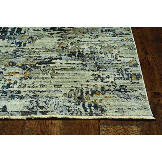 Ivory  Polyester Rug Photo 2