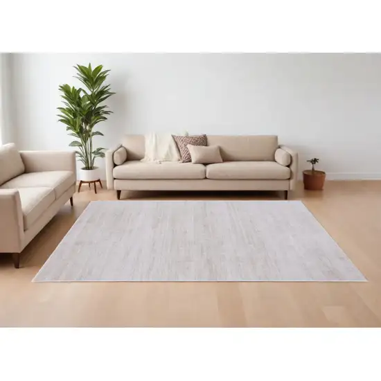 Ivory Power Loom Area Rug Photo 1