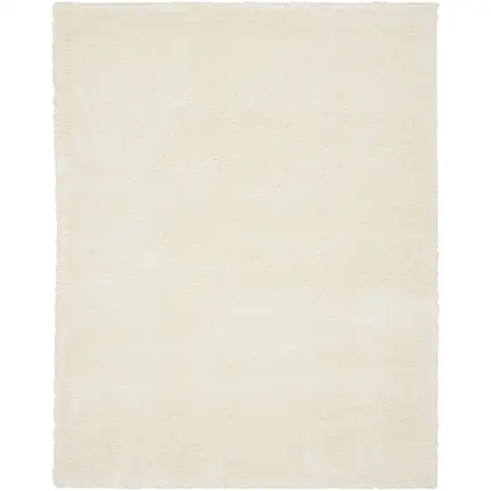 Ivory Shag Area Rug Photo 4