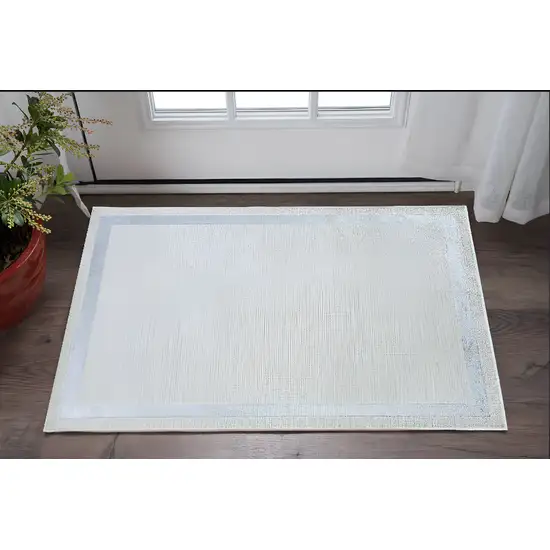 Gray and Ivory Area Rug Photo 1