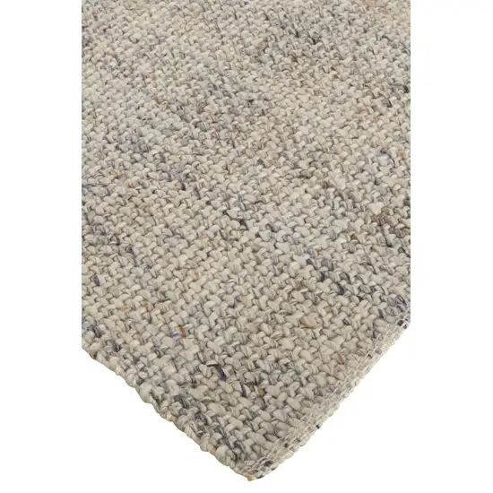 Ivory Tan And Gray Hand Woven Area Rug Photo 3