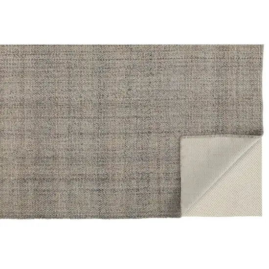 Ivory Tan And Gray Hand Woven Area Rug Photo 4