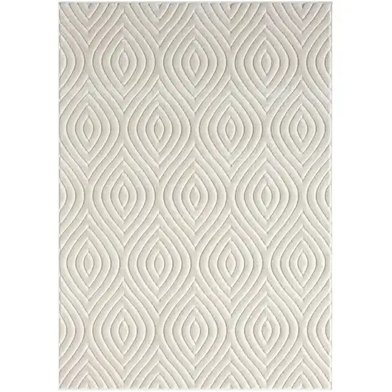 Ivory Trellis Area Rug Photo 1