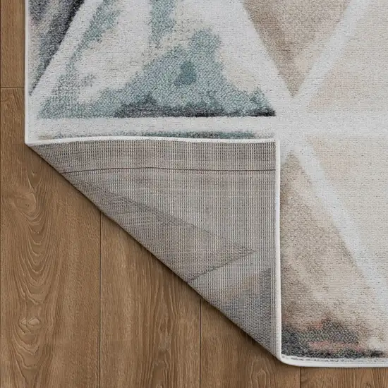 Ivory Watercolored Prism Area Rug Photo 3