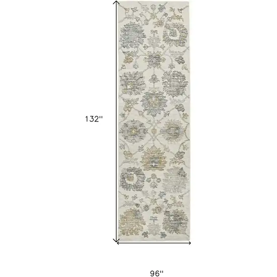 96 X 132 Ivory  Wool Rug Photo 3