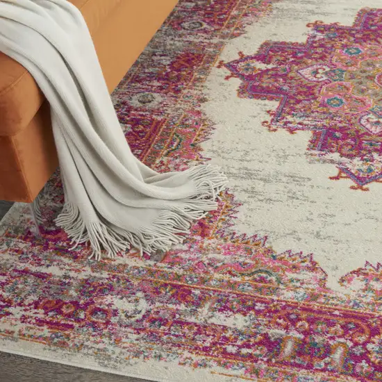 Fuchsia Power Loom Area Rug Photo 8