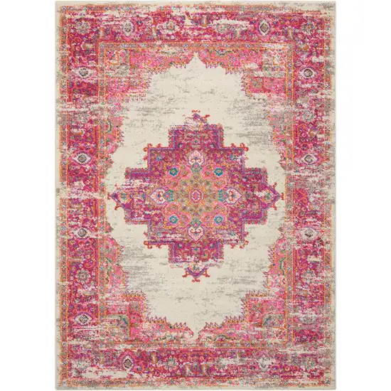 Fuchsia Power Loom Area Rug Photo 2