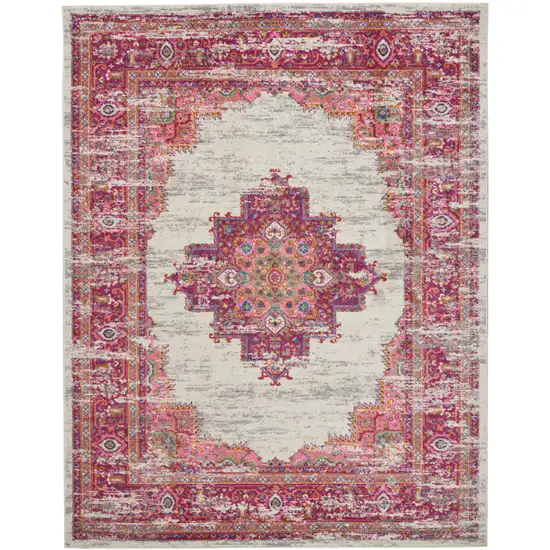 Fuchsia Power Loom Area Rug Photo 2