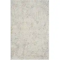 Photo of Ivory and Gray Abstract Area Rug