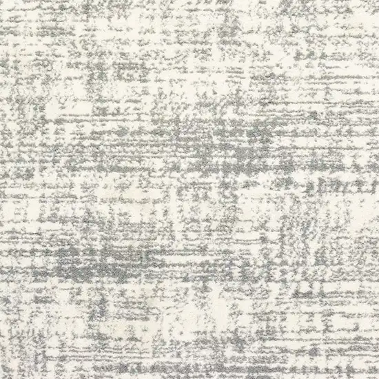 Ivory And Gray Abstract Strokes Area Rug Photo 4