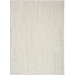 Photo of Ivory and Gray Geometric Area Rug