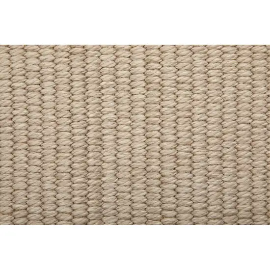 Ivory and Tan Hand Woven Area Rug Photo 9