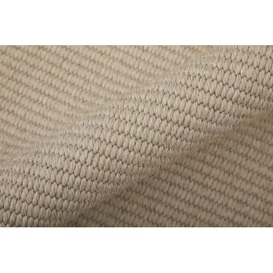 Ivory and Tan Hand Woven Area Rug Photo 9